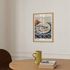 Fish on Plate Art Print-Skudaboo