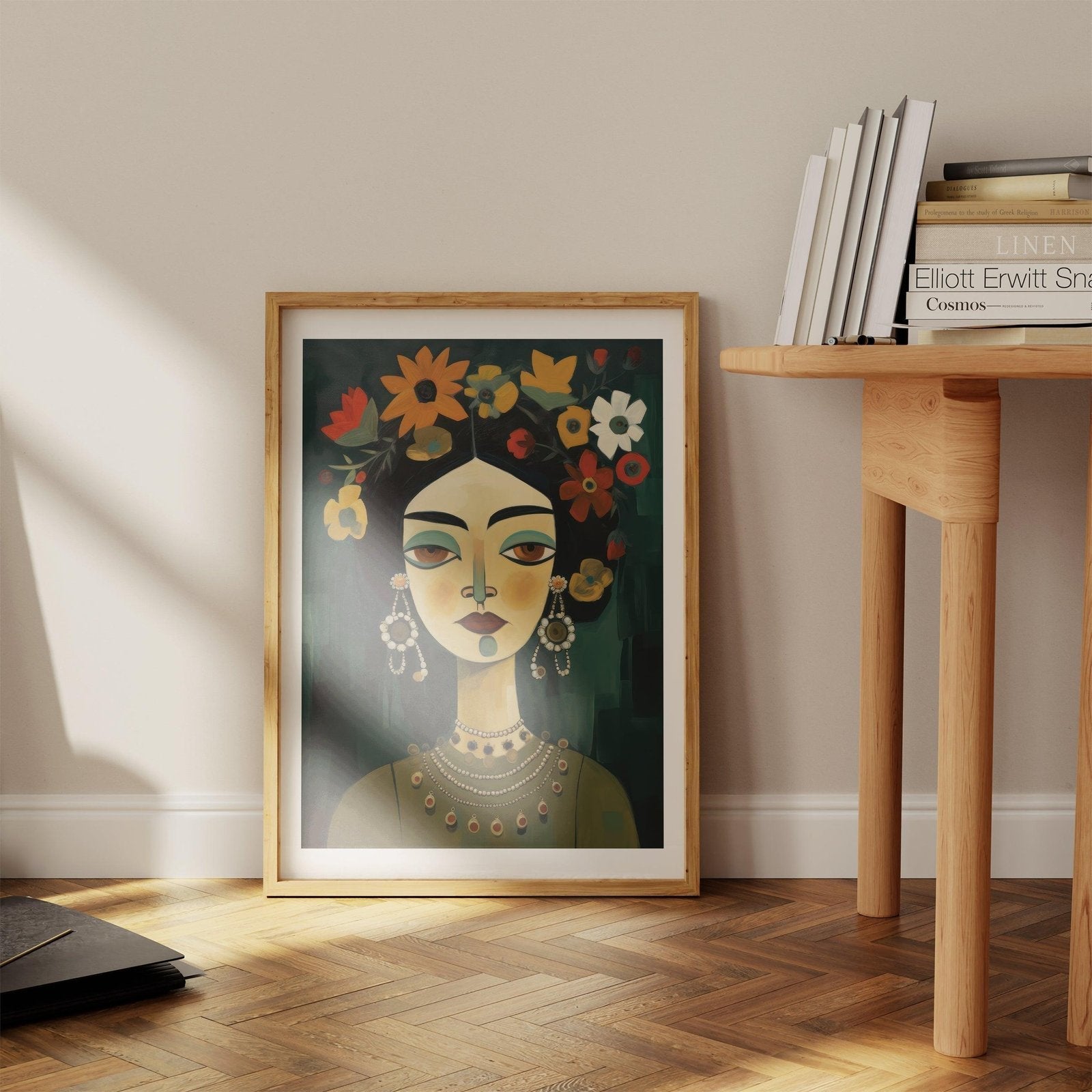 Flower Crown Art Print-Skudaboo