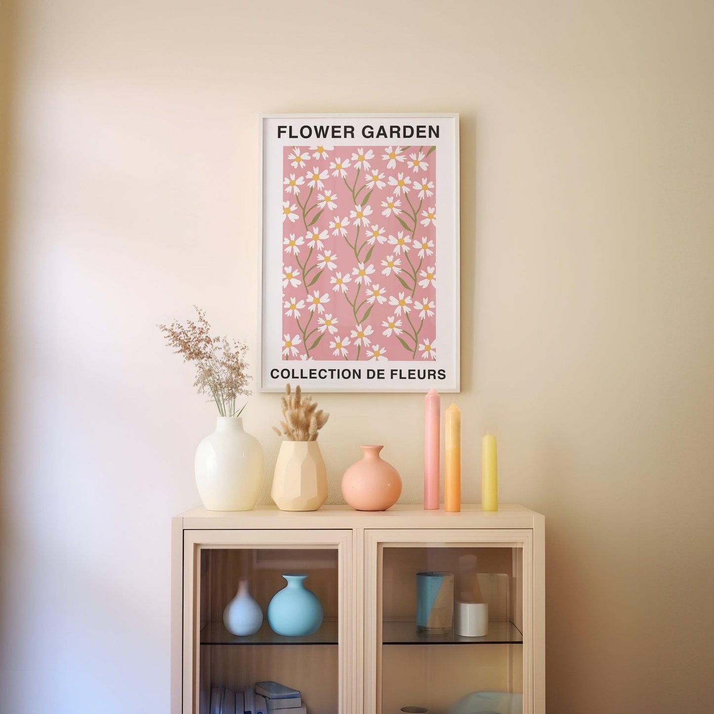 Flower Garden Collection De Fleurs Art Print-Skudaboo