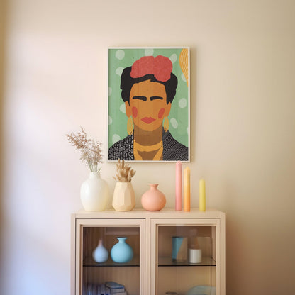 Frida Art Print-Skudaboo