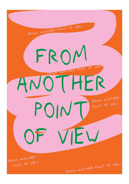 From Another Point of View Modern Art Print-Skudaboo