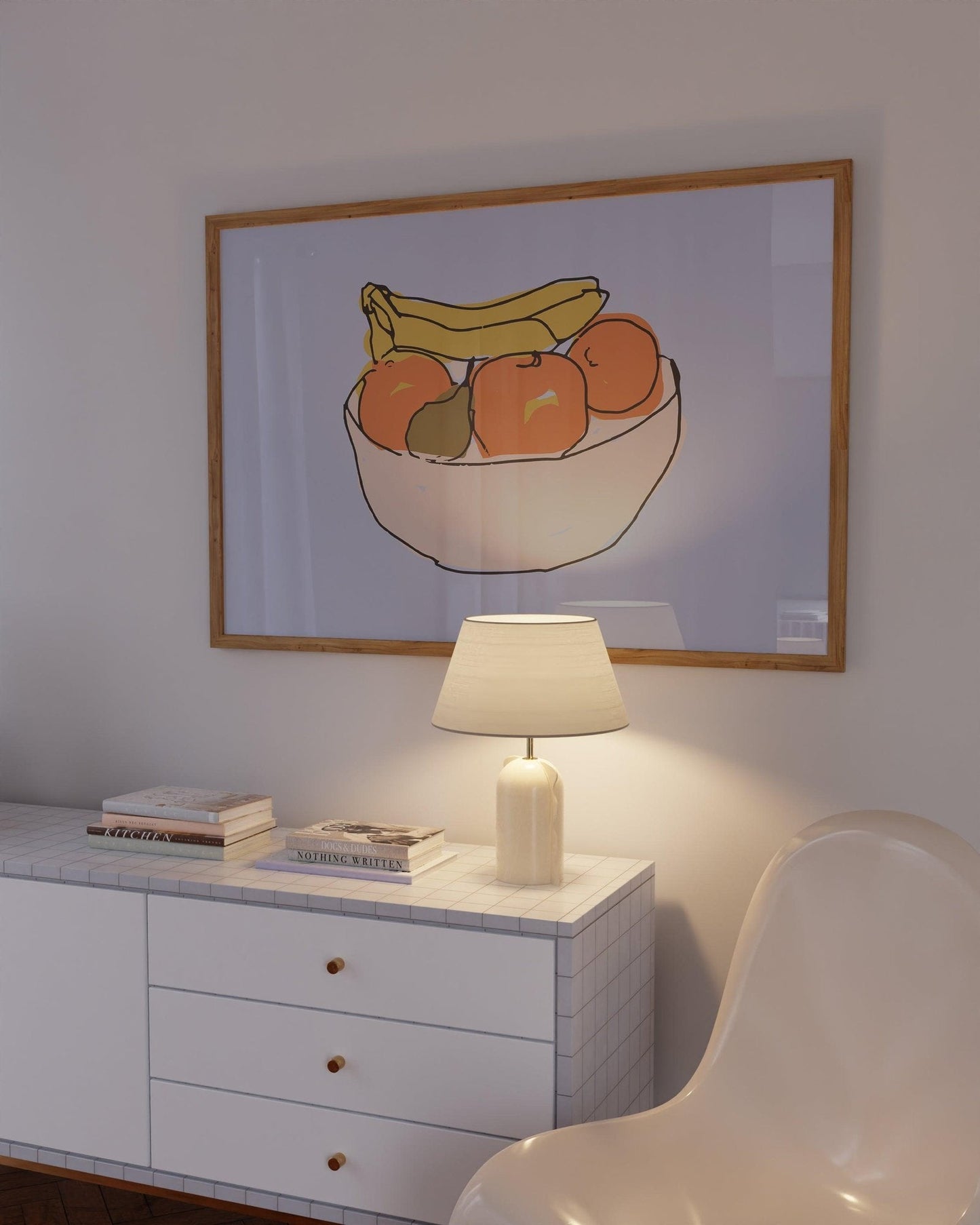 Fruit Bowl Art Print-Skudaboo