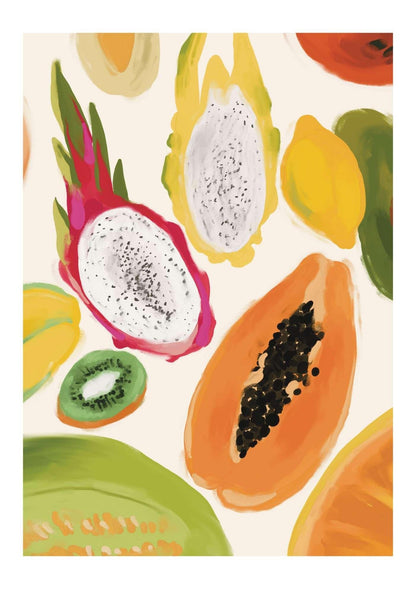 Fruity Art Print-Skudaboo