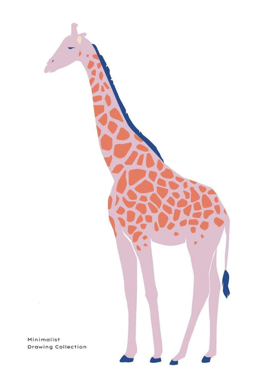 Giraffe Art Print-Skudaboo