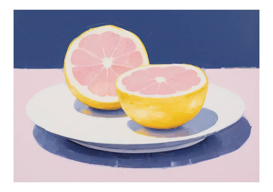 Grapefruit Art Print-Skudaboo