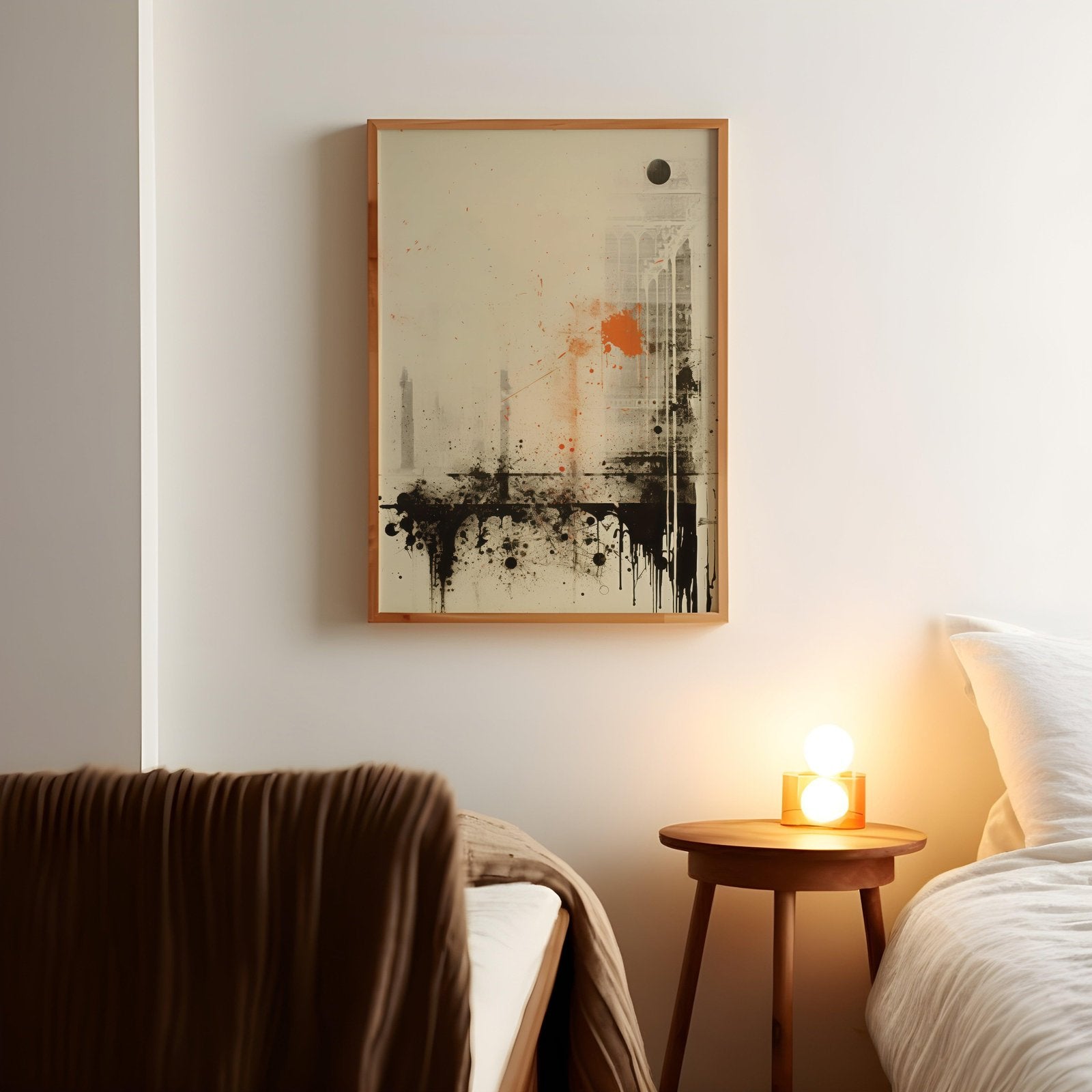 Graphic Skyline Art Print-Skudaboo