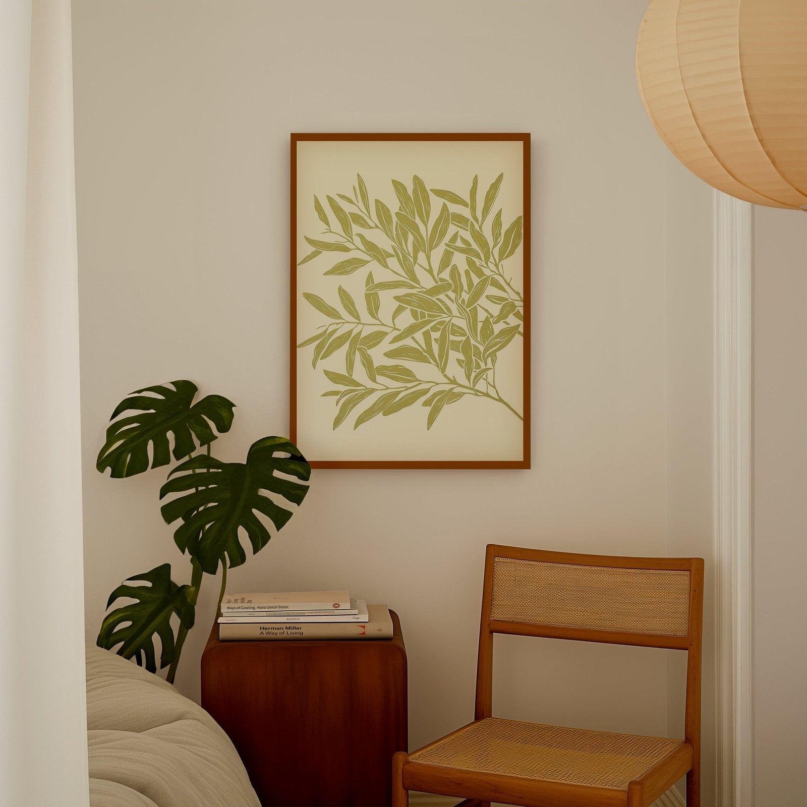 Green Leaves Art print-Skudaboo