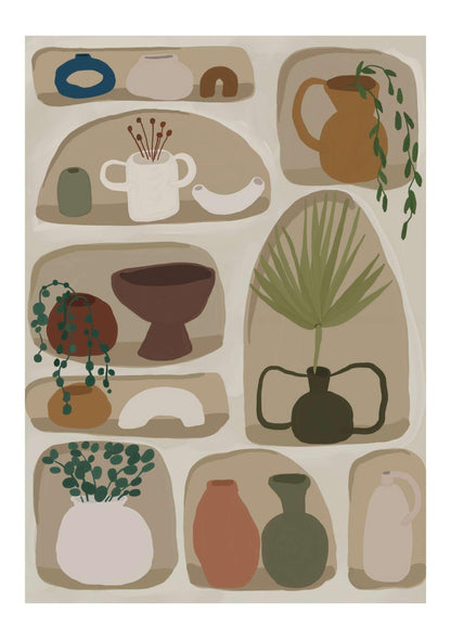 Houseplant Art Print-Skudaboo