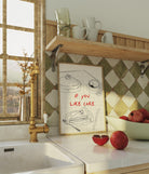 If You Like Cake Modern Art Print-Skudaboo