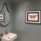 Vintage Moth Illustration Wall Art Print-Skudaboo