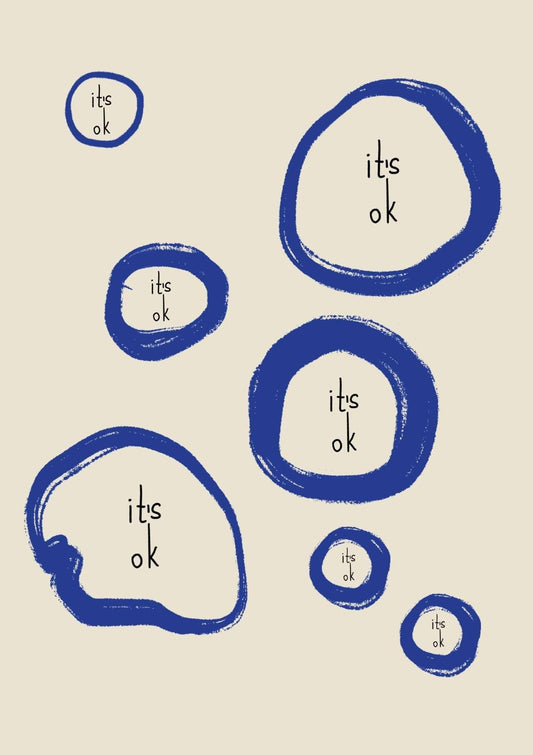 It's OK Art Print-Skudaboo