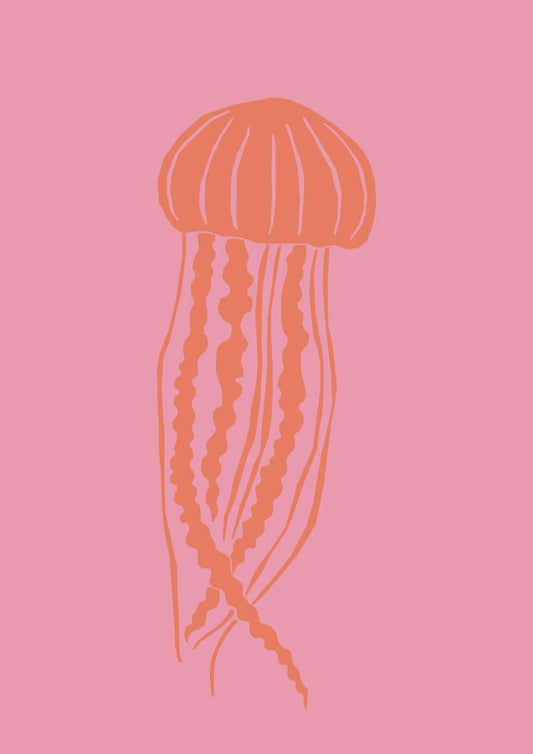 Jellyfish Art Print-Skudaboo