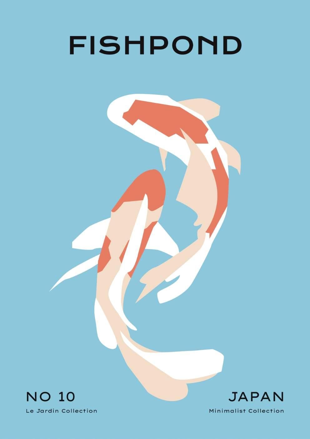 Koi Fish Art Print-Skudaboo