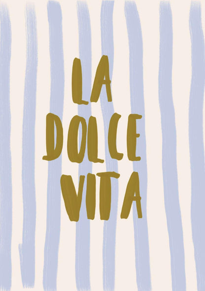 La Dolce Vita Art Print-Skudaboo