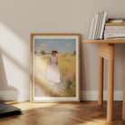 Lady in Field Vintage Inspired Art Print-Skudaboo
