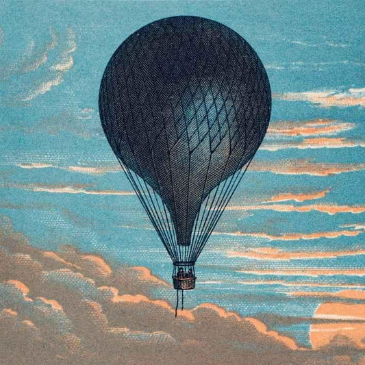 Le Ballon French Vintage Art Print-Skudaboo