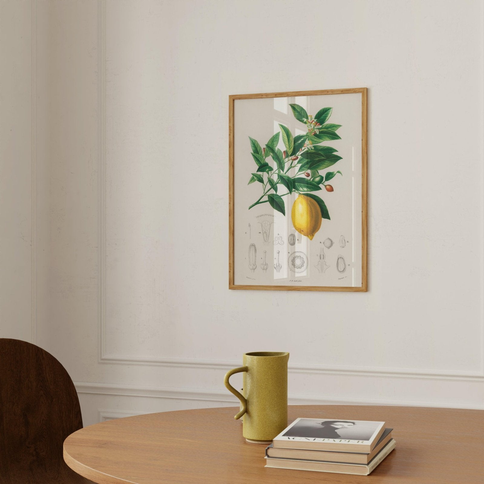 Lemon Vintage Art Print-Skudaboo