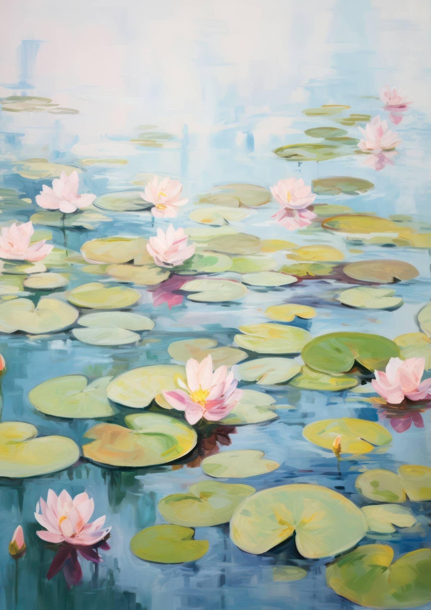 Lily Pads Art Print-Skudaboo