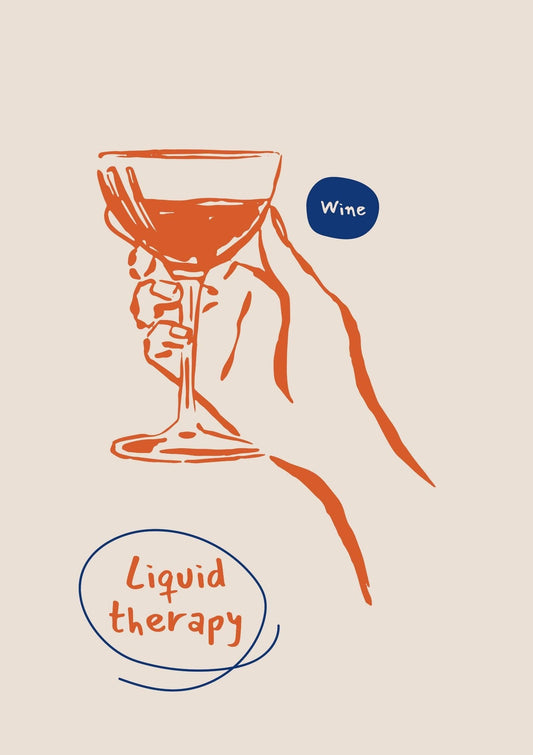 Liquid Therapy Art Print-Skudaboo