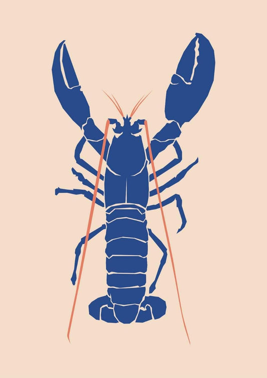 Lobster Art Print-Skudaboo