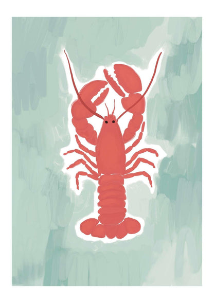 Lobster Art print-Skudaboo