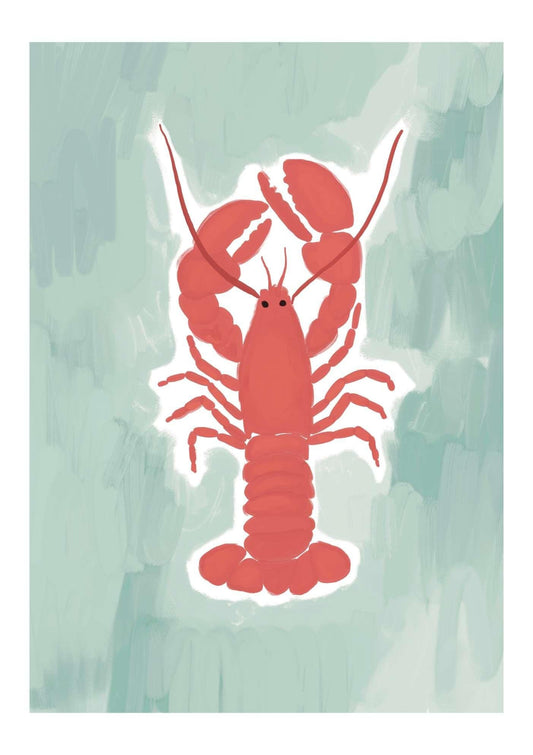 Lobster Art print-Skudaboo