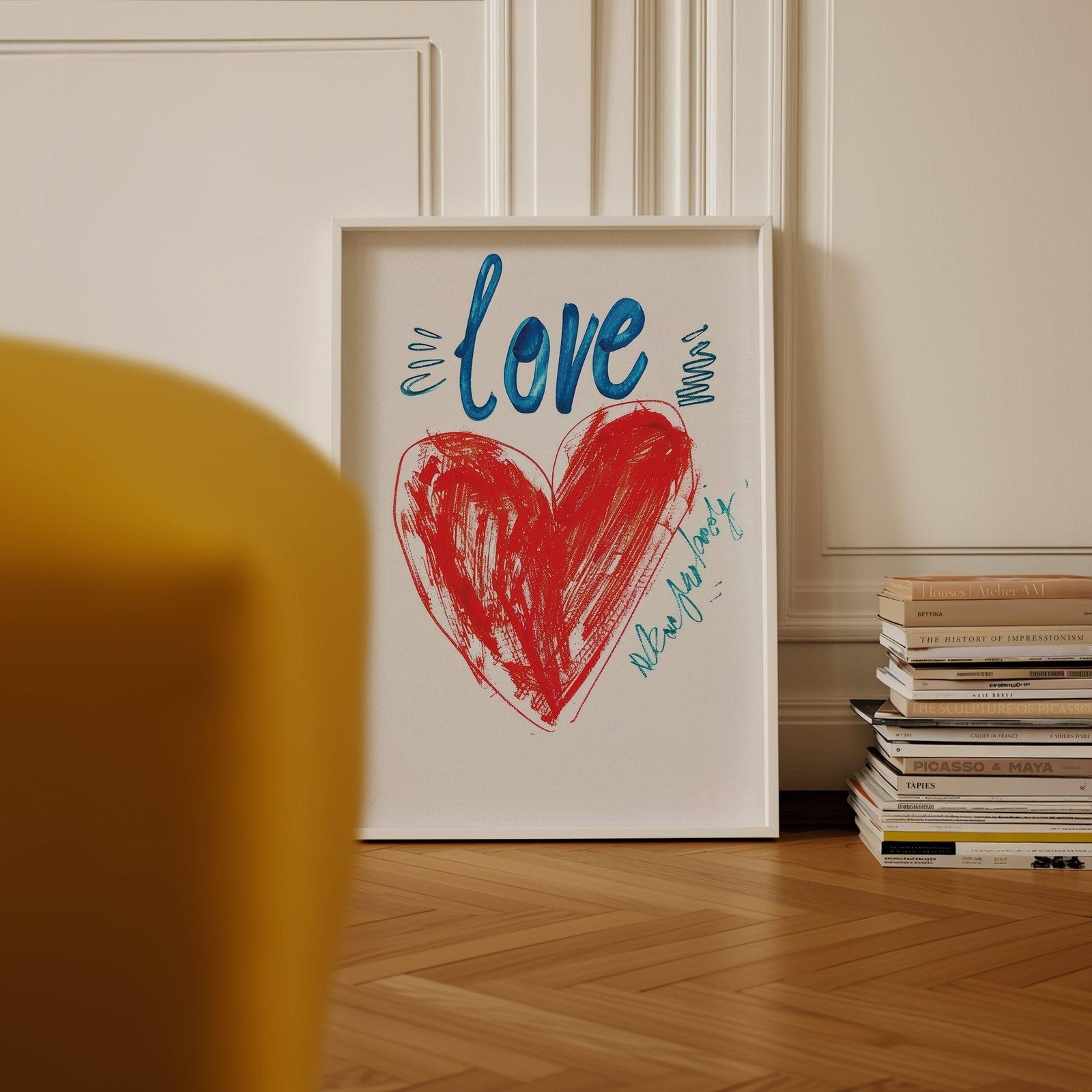 Love & Heart Art Print-Skudaboo