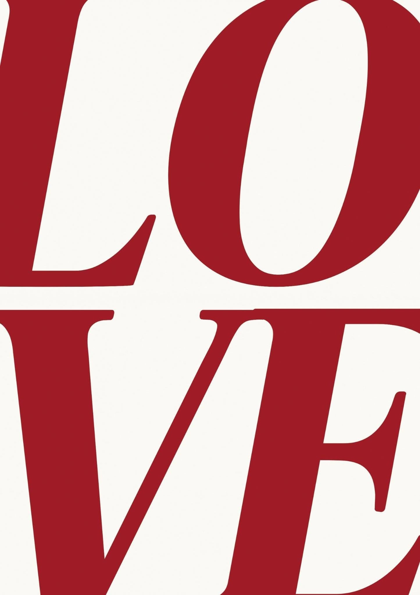 Love Typography Art Print-Skudaboo