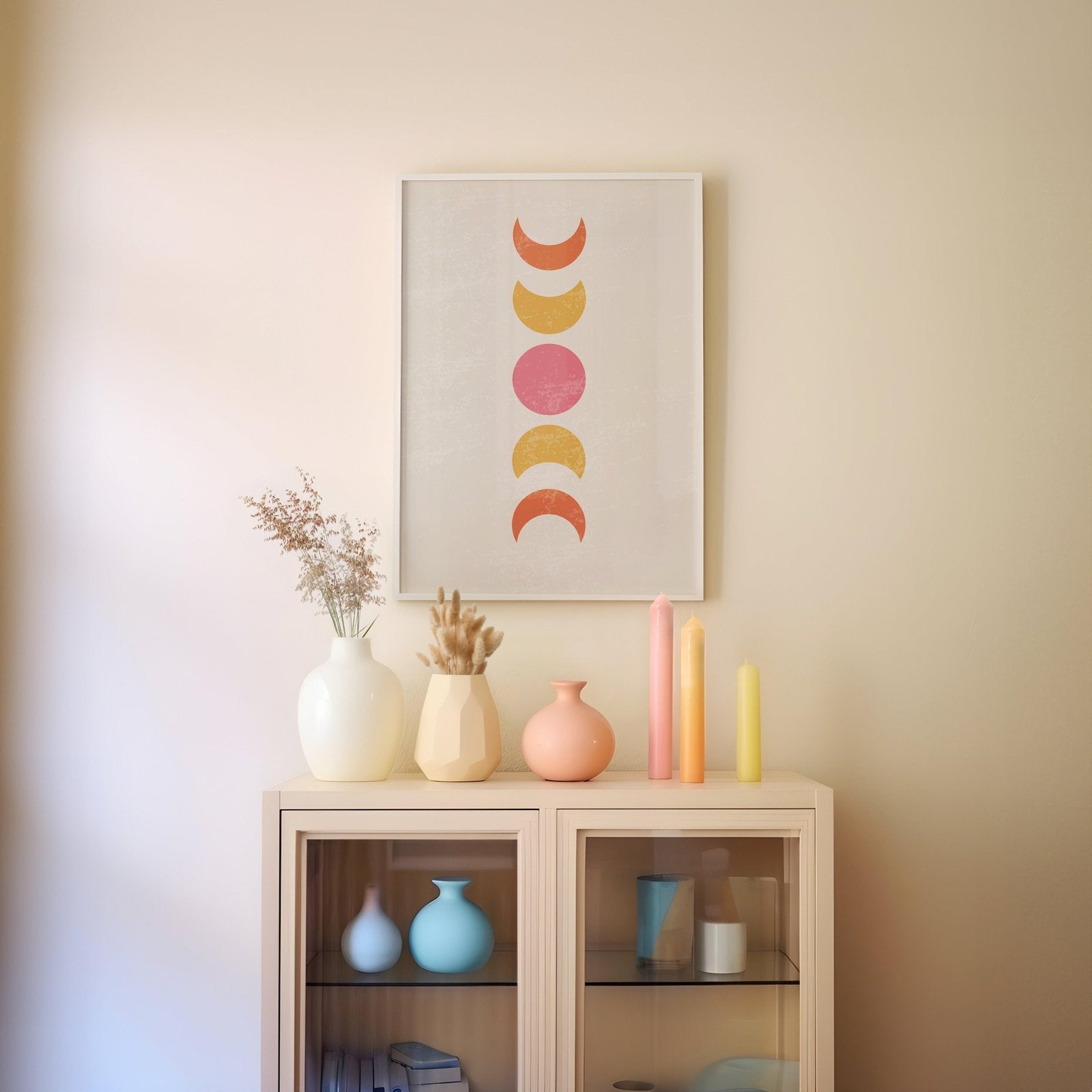 Lunar Cycle Art Print-Skudaboo