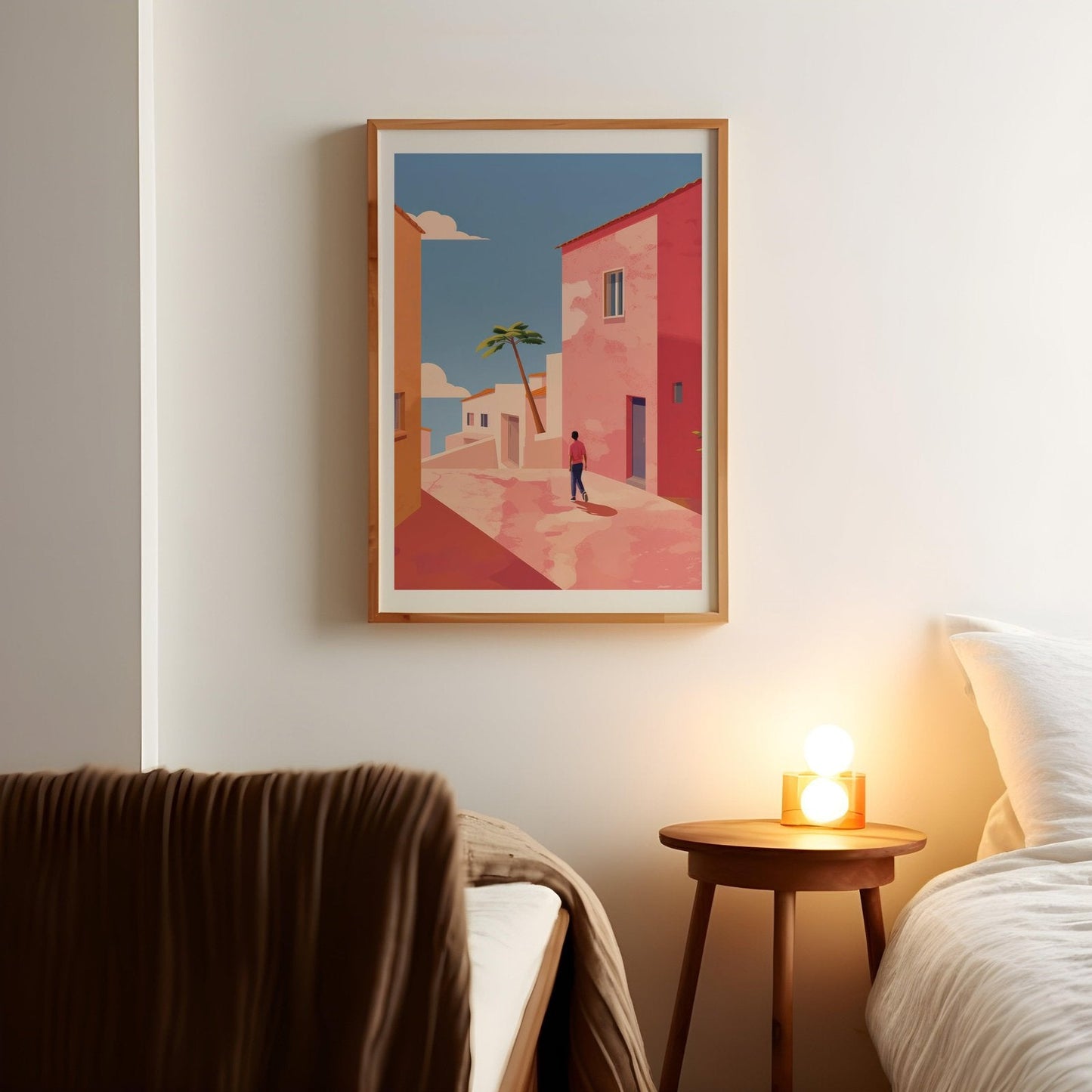 Mediterranean Escape Travel Inspired Art Print-Skudaboo