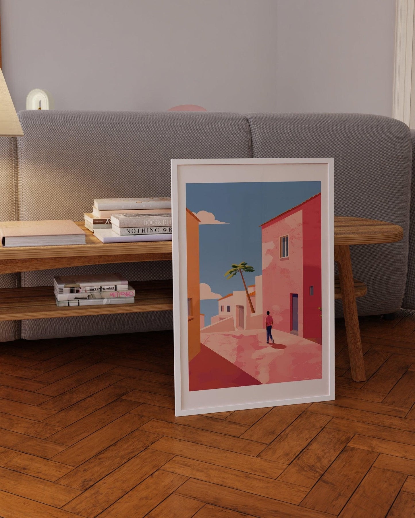 Mediterranean Escape Travel Inspired Art Print-Skudaboo