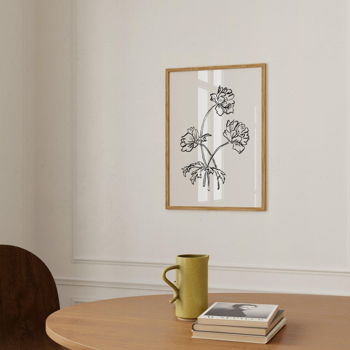 Minimalist Floral Art Print-Skudaboo