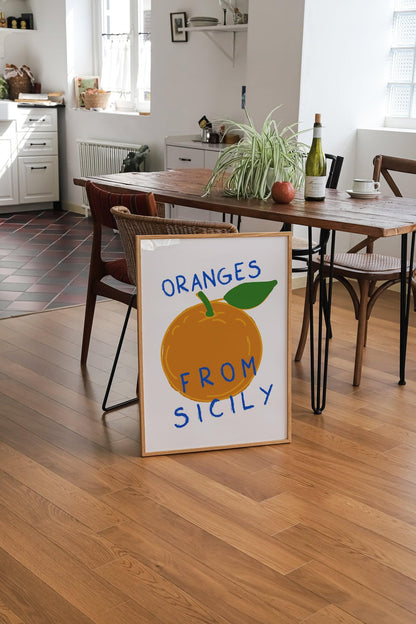 Oranges From Sicily Art Print-Skudaboo