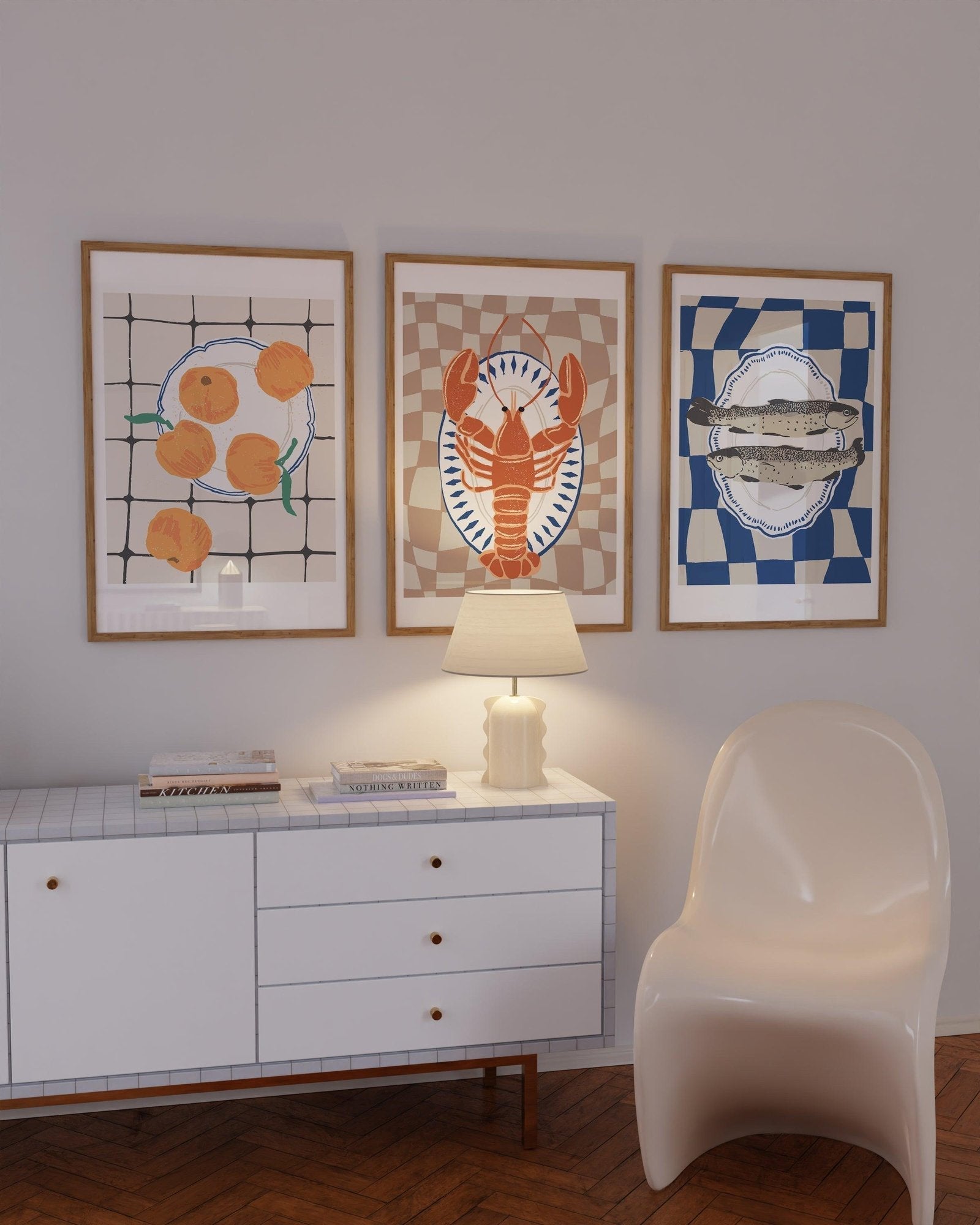 Oranges Fruity Art Print-Skudaboo
