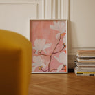 Pink Blossoms Art Print-Skudaboo