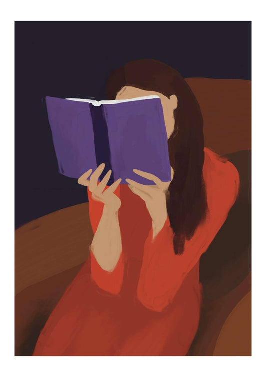 Reading Art Print-Skudaboo