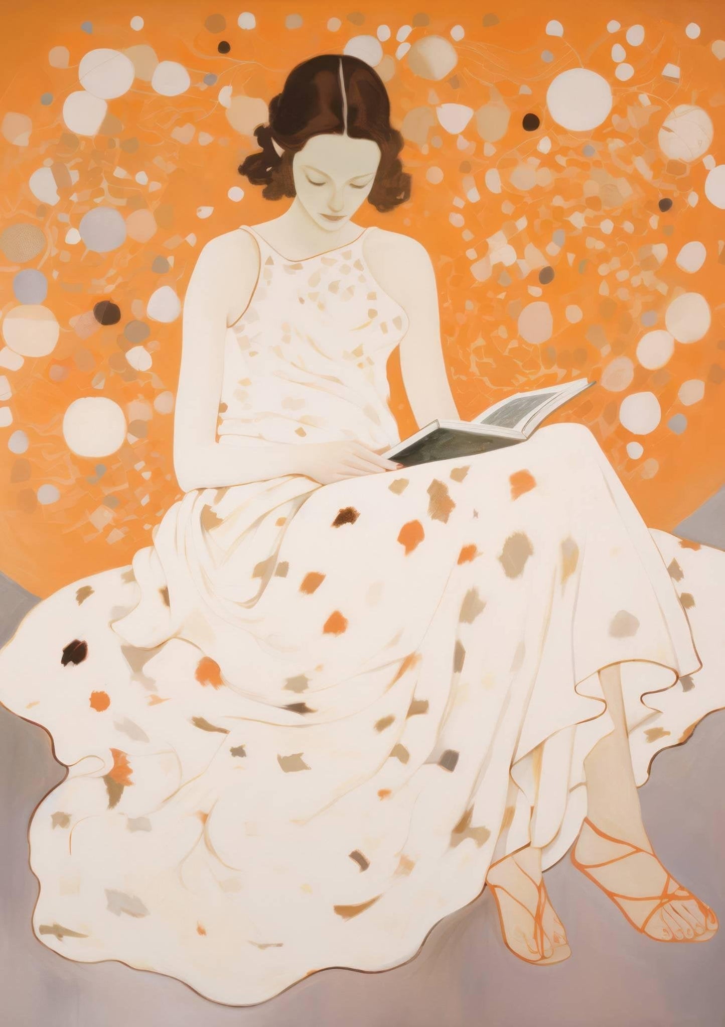 Reading Art Print-Skudaboo