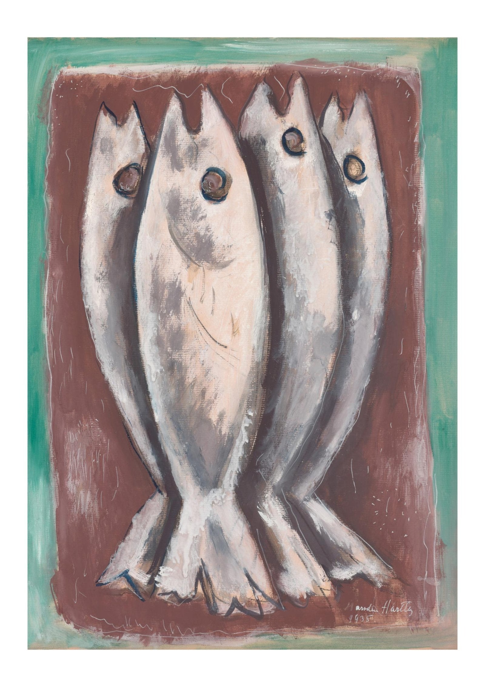 Sardines Vintage Art Print-Skudaboo