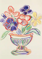 Spring Bunch of Flowers Art Print-Skudaboo