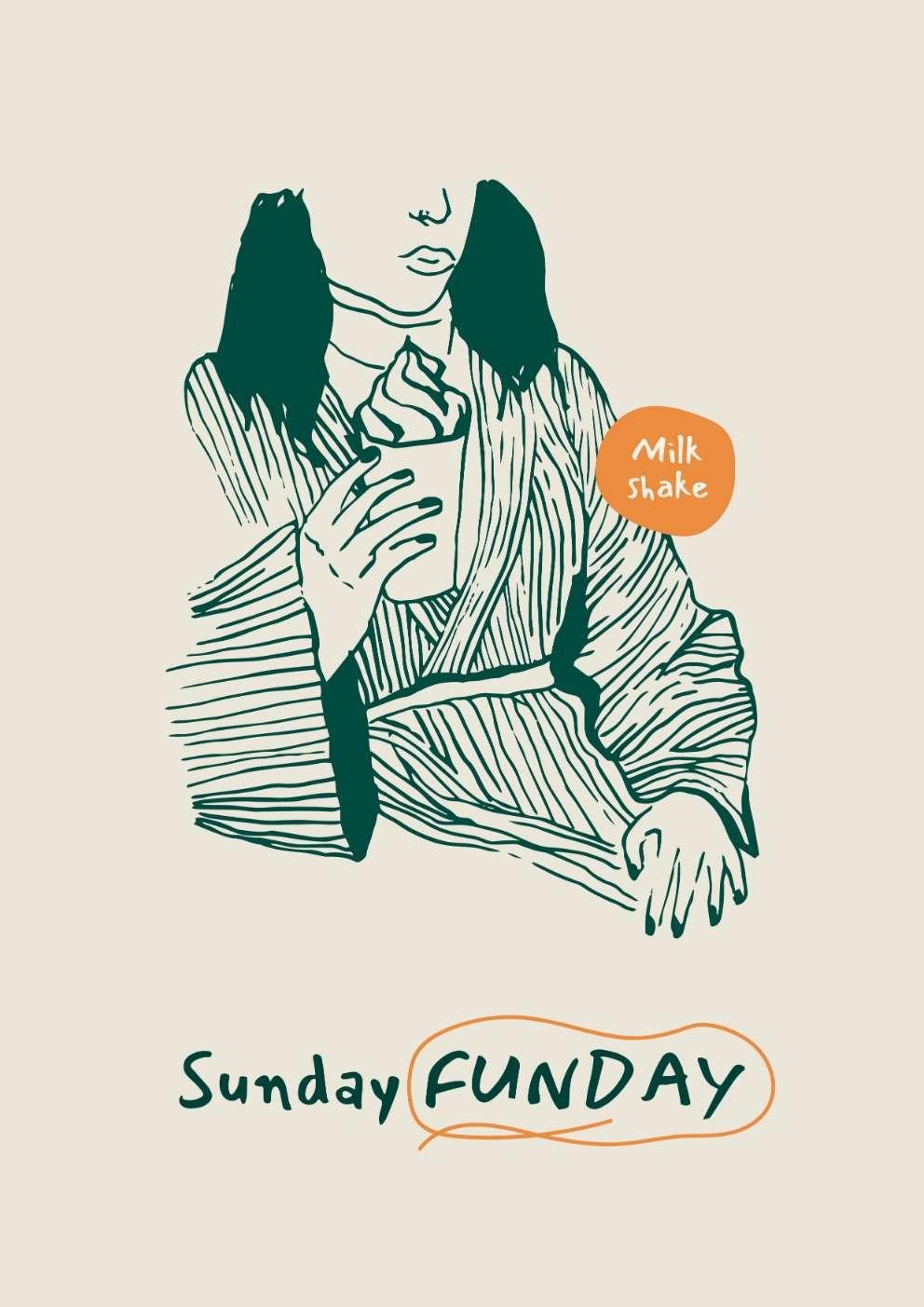 Sunday Funday Ice-cream Art Print-Skudaboo