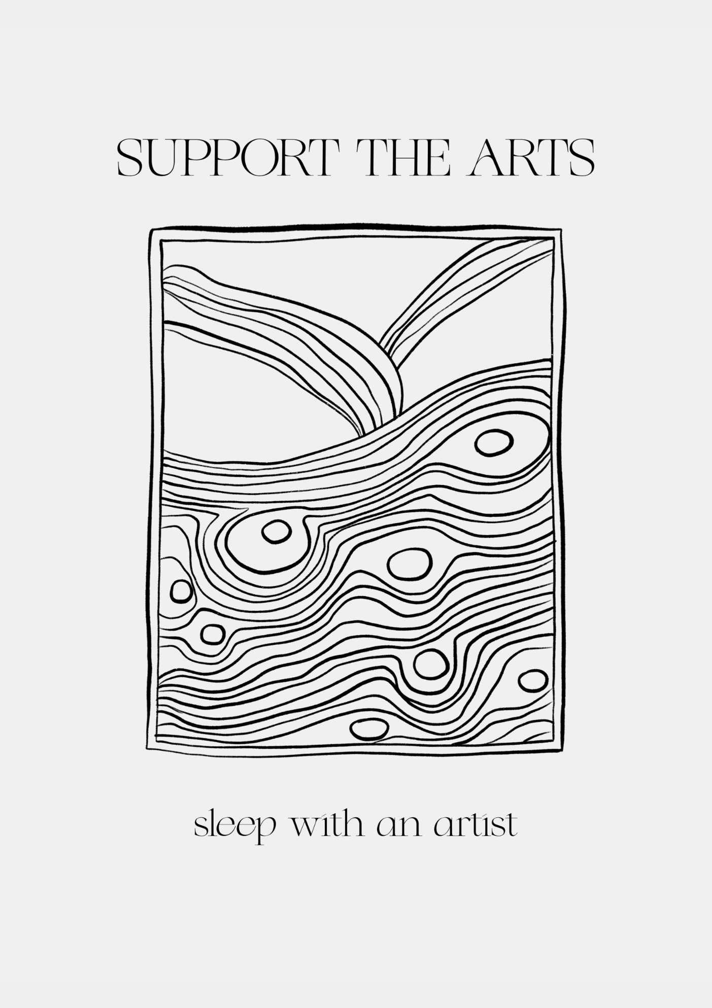 Support Artists Art Print-Skudaboo