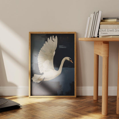 Swan Art Print-Skudaboo