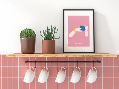 Tea Break Art Print-Skudaboo