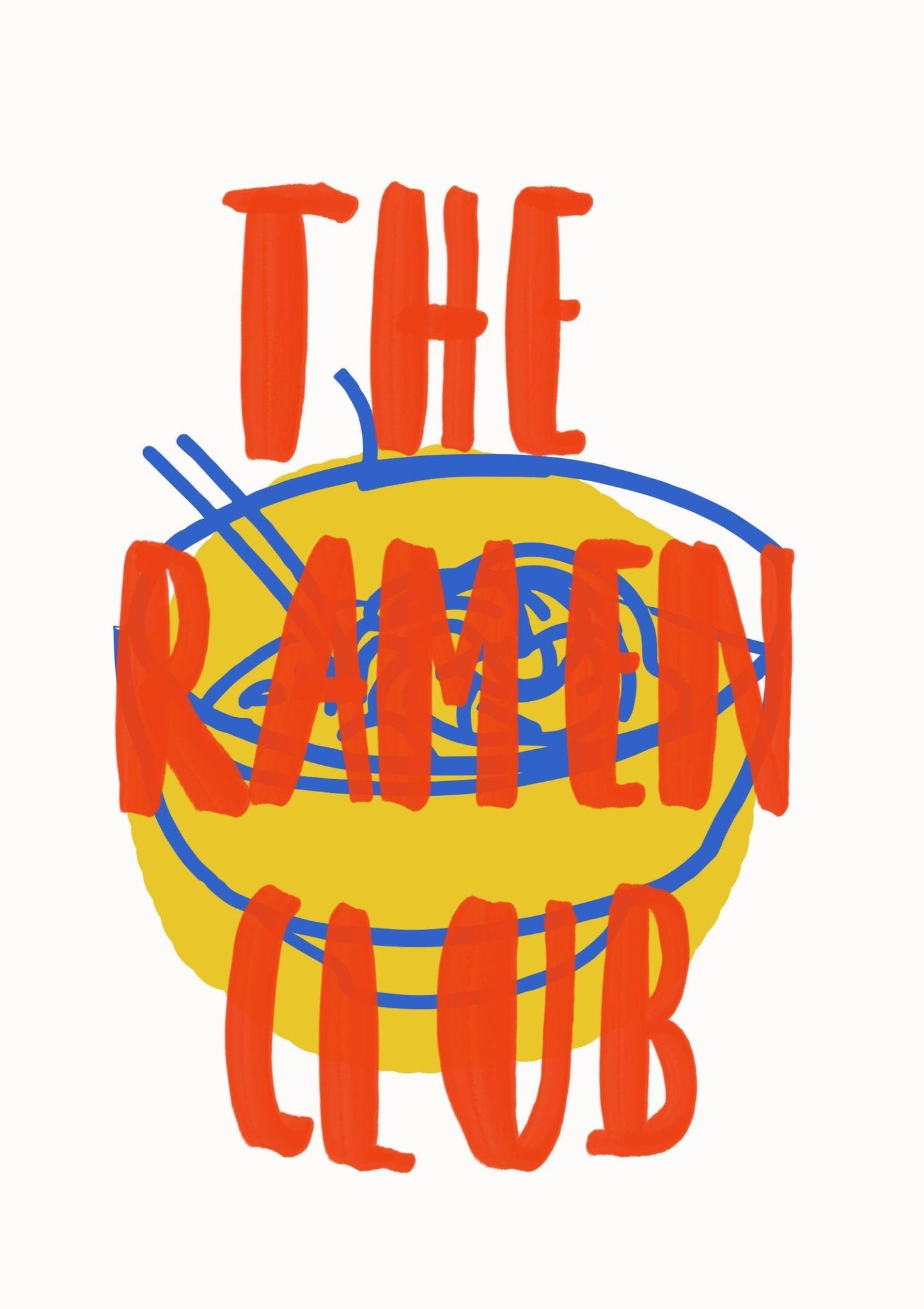 The Ramen Club Art Print-Skudaboo