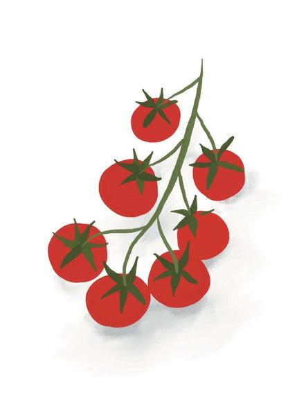 Tomatoes on the Vine Art Print-Skudaboo