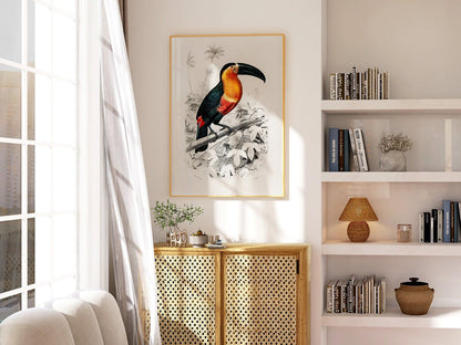 Toucan Vintage Art Print-Skudaboo