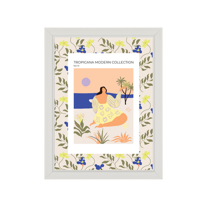 Tropical Floral Picture Mount-Skudaboo