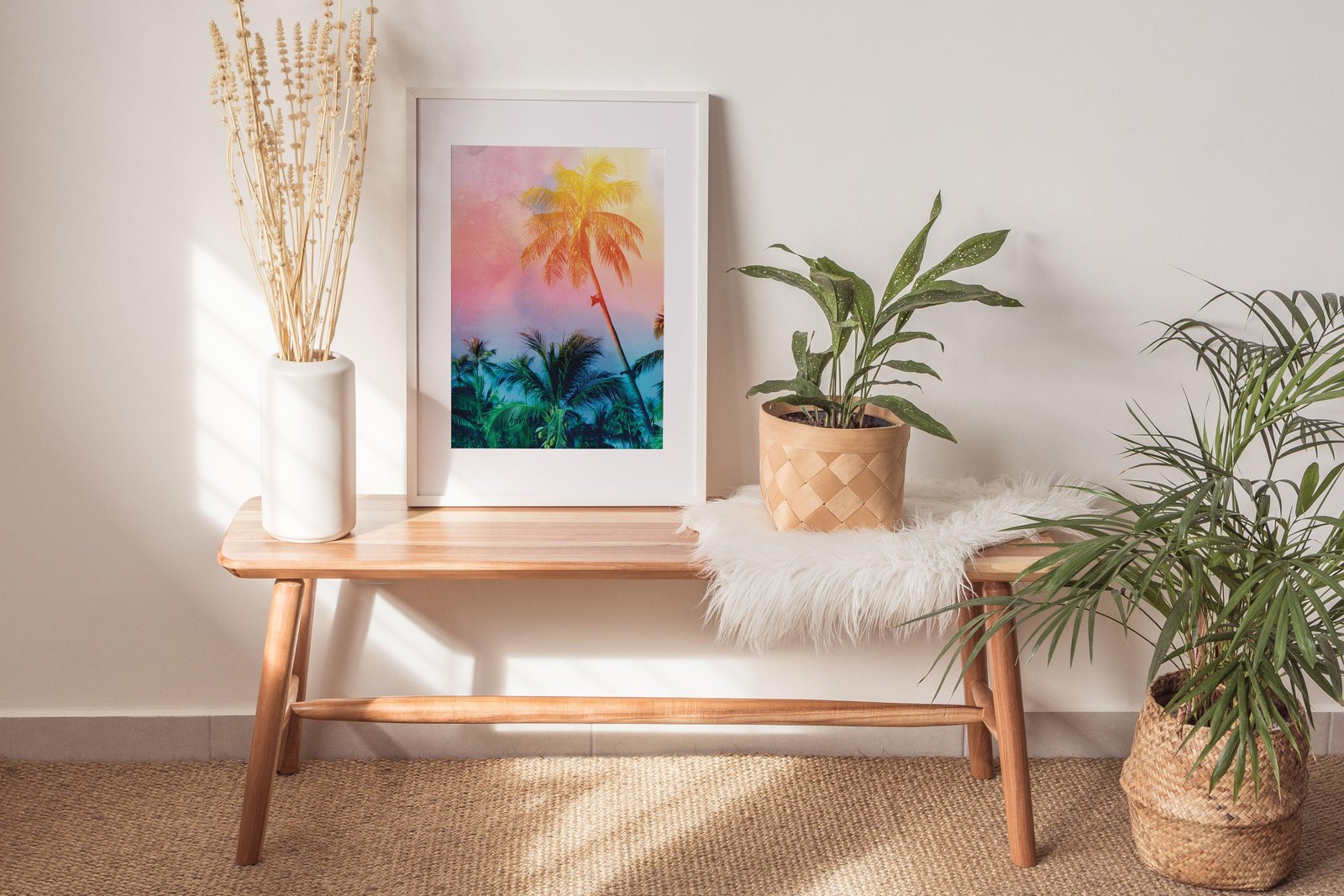 Tropical Palm Tree Art Print-Skudaboo