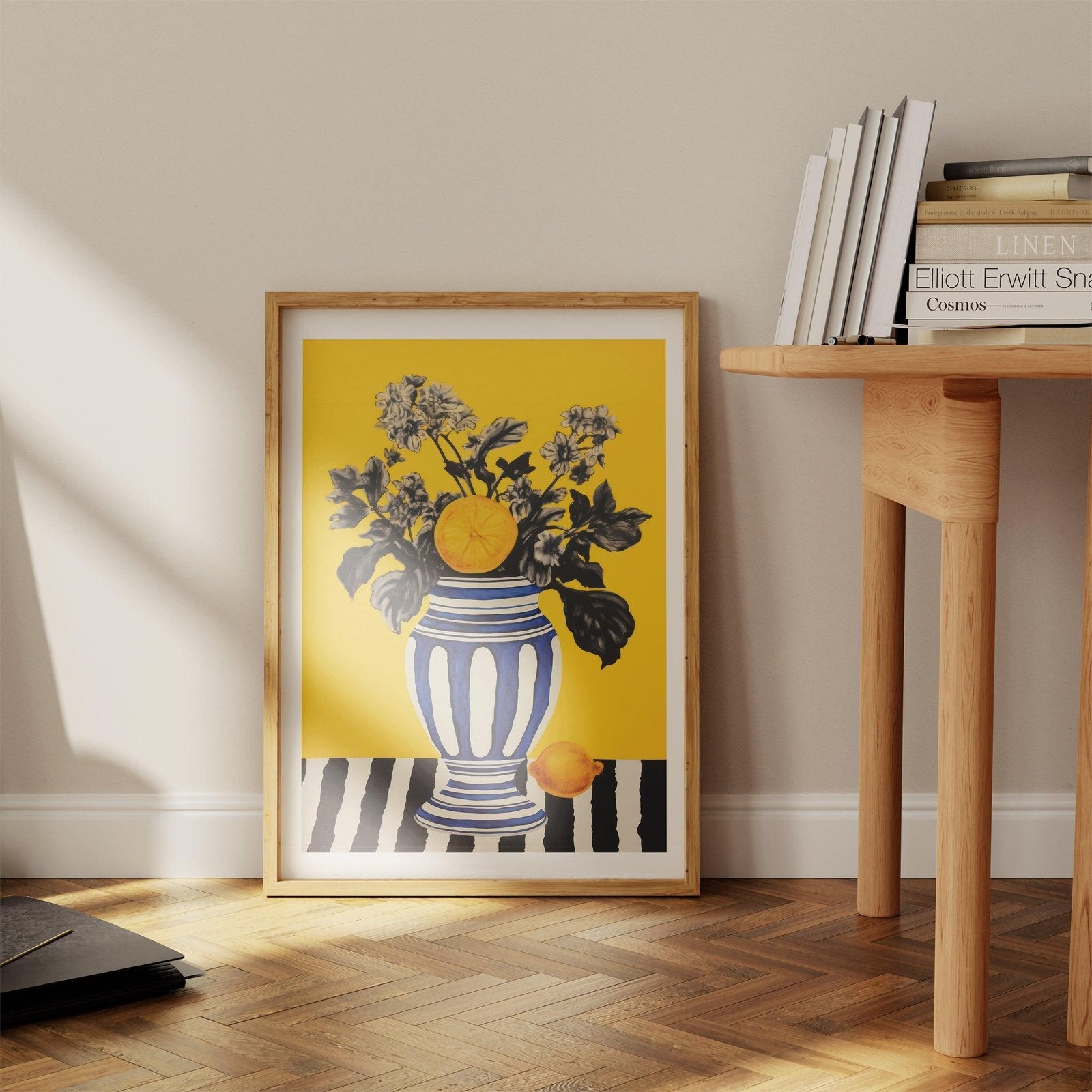 Vase & Flowers Art Print-Skudaboo