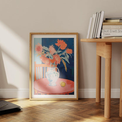 Vase & Flowers Art Print-Skudaboo